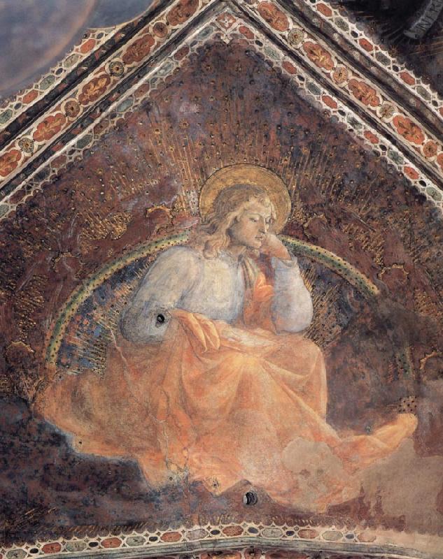 Fra Filippo Lippi St Luke Prato,cathedral of Santo Stefano,choir chapel oil painting image